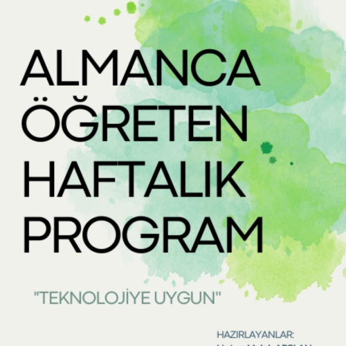Almanca Öğreten Günlük Program